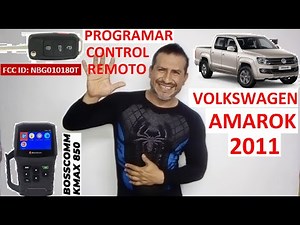 HOW TO PROGRAM A 2011 VOLKSWAGEN AMAROK REMOTE CONTROL WITH KMAX 850