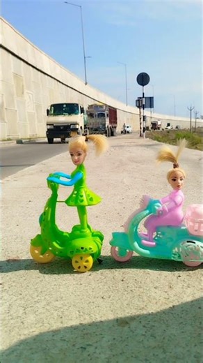 Remote Control Scooty Girl And Monkey Scooter Unboxing And Testing Short🥰😂