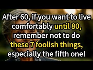 Common mistakes after 60 that may affect happiness and well being