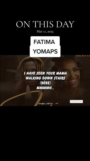 YO MAPS - FATIMA Lyrics Video Release