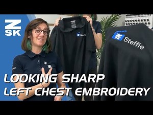 Workwear made easy! Left Chest Embroidery!