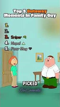 Top 5 Cutaway Moments | Family Guy #comedy #shorts #familyguy #funny #petergriffin #funnymoments