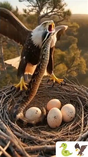 "Brave Mother Bird Fights Snake to Save Her Babies 😱 | Nature’s Most Emotional Battle"