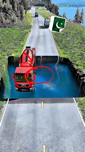 Cars & School Bus vs Giant Pit Bollards Crash - BeamNG.Drive