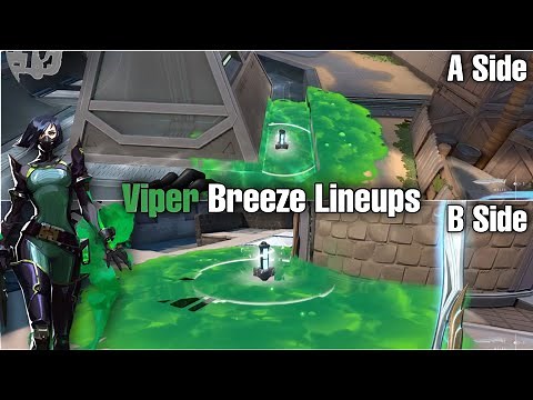 All The Viper Lineups You Need on Breeze | VALORANT