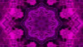 Psychedelic colours in beautiful, symmetrical, geometric kaleidoscope...