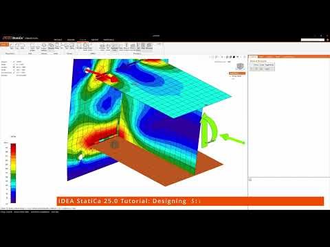 🚀 New Tutorial – IDEA StatiCa 25.0 Designing Steel Beam to RCC Beam | Step-by-Step