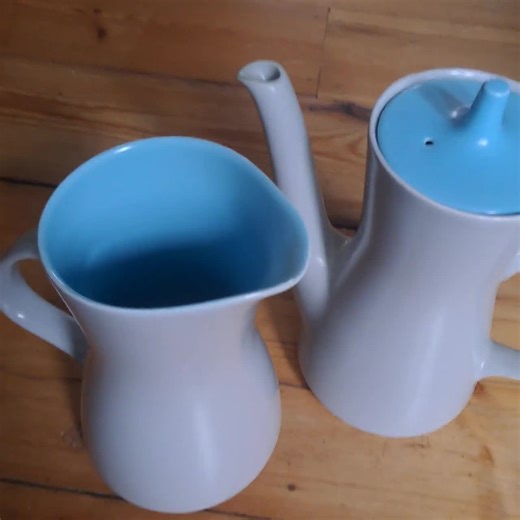 Poole Pottery Coffee Pot and Jug Set; Twintone Ice Green and Seagull; Mid-century Vintage Retro 1960s Sixties Coffee Pot and Large Jug - Etsy UK