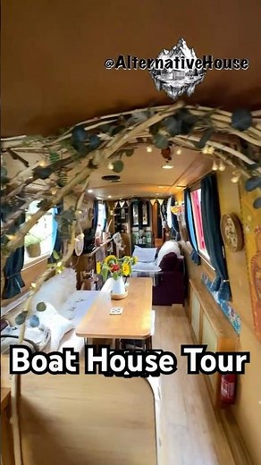 Living the Dream: Inside This Stunning Narrowboat Tiny Home with Luxe Features