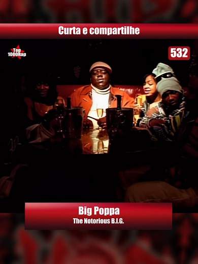 The Notorious B.I.G. – Big Poppa (1994) Contribua com a página; pix: top1000raps@outlook.com Lançada como o segundo single do álbum de estreia Ready to Die, esta faixa é o hino supremo do Smooth Gangsta Rap da Costa Leste. Produzida por Chucky Thompson e Sean