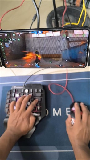 How to play free fire with keyboard mouse in mobile | ⌨️ 🖱📱 full setup without app no activation