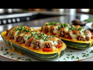 Stuffed zucchini that disappear from the table in 5 minutes!