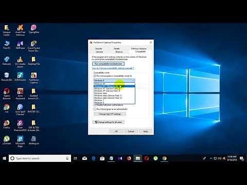 how to fix a compatibility mode for a application in windows 10