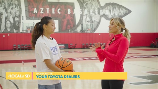 Thanks to FOX 5 San Diego for coming out to highlight Naomi Panganiban for Filipino American History Month! | Aztec Women's Basketball