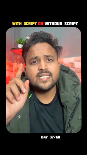 Sushil gupta on Instagram: "how to make videos with script or without script. #contentcreation #withscript #withoutscript"