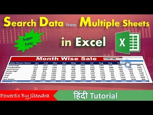 Search Data from Multiple Sheets in Excel