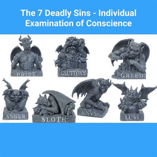1.1K views · 13 reactions | The 7 Deadly Sins, Individual Examination of Conscience | Proudly Catholic | Facebook