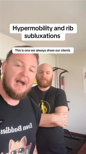So many people with hypermobility and Ehlers Danlos syndrome struggle with rib subluxation and pain. In this video Jonny and I show you our favourite technique to relocate a hypermobile rib. Let us know in the comments if you’re struggling, as it shows us what content you want to see on the page, and we can start showing you some hypermobile rib rehab exercises. #hypermobility #chronicpain #ribpain #rehab #ribsubluxation | The Fibro Guy