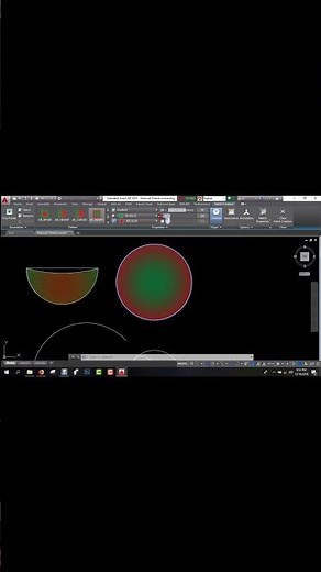 AutoCAD Pro Tip Stunning Gradients with Transparency! ✨ #AutoCAD #Shorts