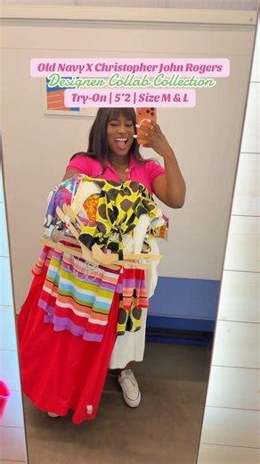 Old Navy x Christopher John Rogers Designer Collab Try- On! #oldnavy #christopherjohnrogers