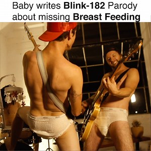 1.8M views · 22K reactions | Baby's can be so emo... Ft. Robb Gilligan Jush Allen blink-182 | Dude Dad | Facebook