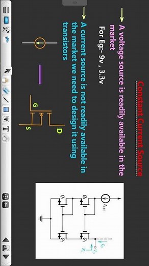 Constant Current Source Using #mosfet | #transistor #fets #microelectronics #analogelectronics #bjt