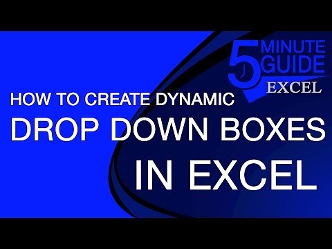 How to Create Dynamic (Changing) Drop-Down Lists in Excel Using INDIRECT