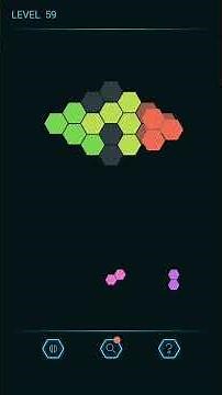 Hexa Puzzle Game |Connect the Blocks |Complete the Shape. #games #game #puzzle