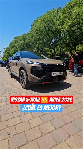 Nissan X-Trail 🆚 Ariya 2026: ¿cuál es mejor? #shorts #caranddriver #vs #versus #coches #h2h