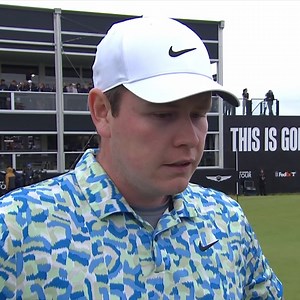 Robert MacIntyre takes it all in after capturing his national open. 🏴󠁧󠁢󠁳󠁣󠁴󠁿🙌 📺: CBS | #GenesisScottishOpen | Golf Channel