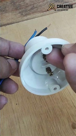 Connect Cable to Light Socket !!!! #creative #diy #light #engineering