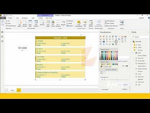 how to create multi row card in power bi | power bi online training