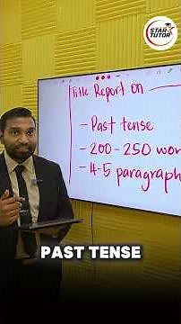 English: Exam Tips - Writing Report