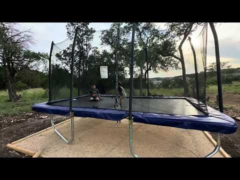 SKYWALKER TRAMPOLINES Epic Series 15 FT Rectangle Outdoor Trampoline Review