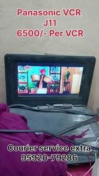 vcr for sale #panasonic Nv-J11 with remote new condition #95920-79286