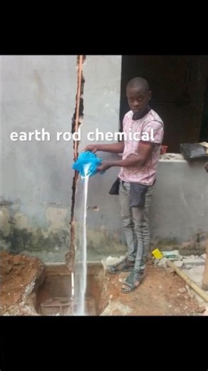 earth rod chemical, copper rod earthing installation