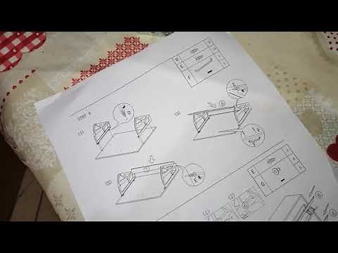 Assembly of a three-section shoe rack, by MicheleExpert (Cropalati Cs)