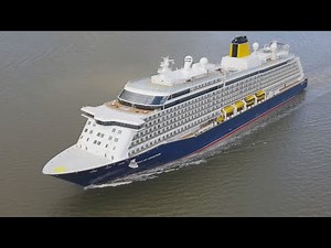 Saga Cruises new ship Spirit of Adventure inbound to the UK for the first time