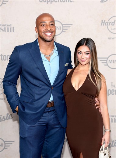 AJ Dillon, wife Gabrielle back in Wisconsin briefly