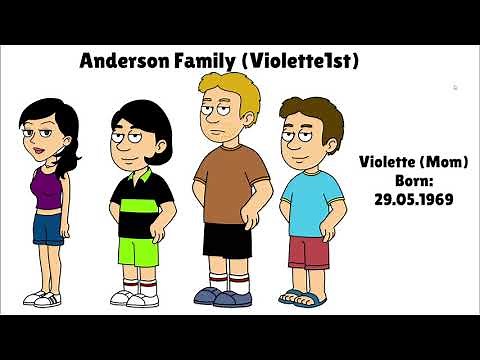 Violette1st Family Characters (GoAnimate)