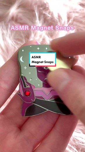 ASMR Magnet Snaps — all the enamel pins I’ve ever made with magnets!