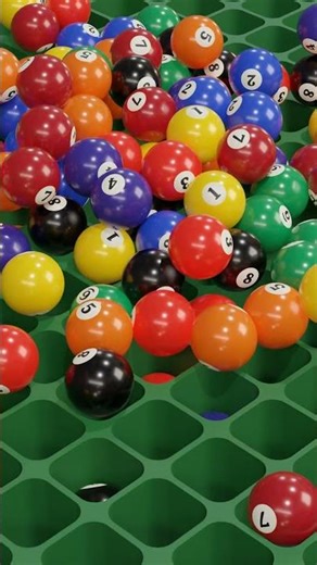 Endless Snooker Ball Grid Drop Loop 🎱♾️🔲