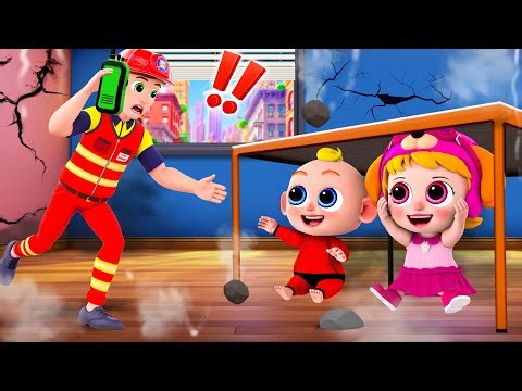 Earthquake Safety | Safety Cartoon | Funny Cartoons For Kids by PIB Little Stories