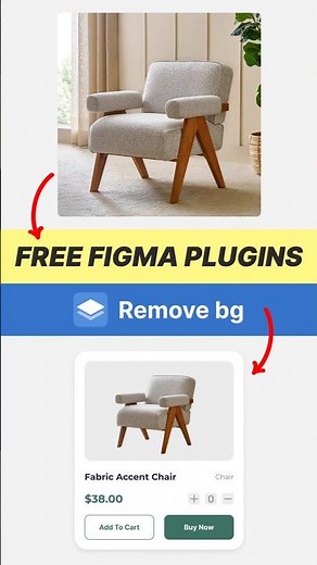 How to Remove Background in Figma | Remove BG plugin (FAST) ⚡️