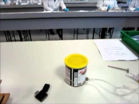 Starch powder explosion demonstration