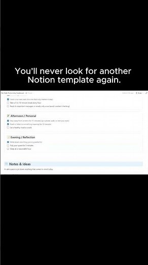 Minimalist Notion Daily Planner & Productivity Dashboard (Free Template)
