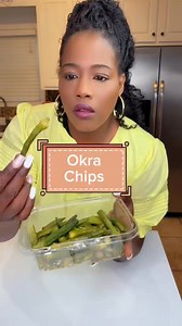 Okra chips?! #review #okra #snacks #fyp #explore | The Natasha K Scott