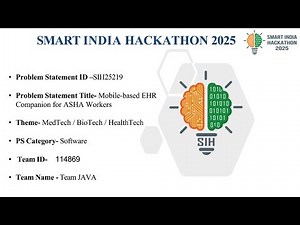 SIH Problem Statement - SIH25219
