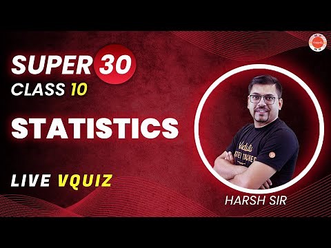 Super 30 Question & Answers from Statistics! Maths Class 10 | CBSE 2023 I Harsh Sir ‪@vedantucbse10th‬