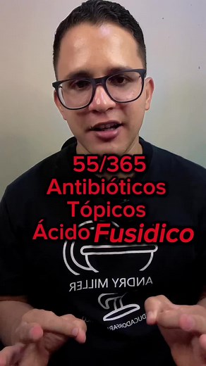 “Descubre cómo los antibióticos tópicos, como el ácido fusídico, pueden combatir infecciones cutáneas eficientemente. Aprende sobre su uso, efectividad y precauciones en nuestro video de hoy. ¡Dale like, comparte y sigueme para más contenido educativo! 🩹💊📚” #SaludPública #reto365 #antibioticos #topicos #acidofucsidico #educadorfarmaceutico